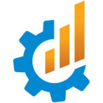 L'image colorée de l'engrenage du logo de DecisionBrain