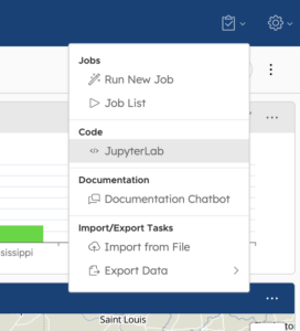 How to access JupyterLab from the GeneOnline application