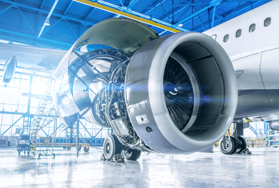 Engine maintenance photo